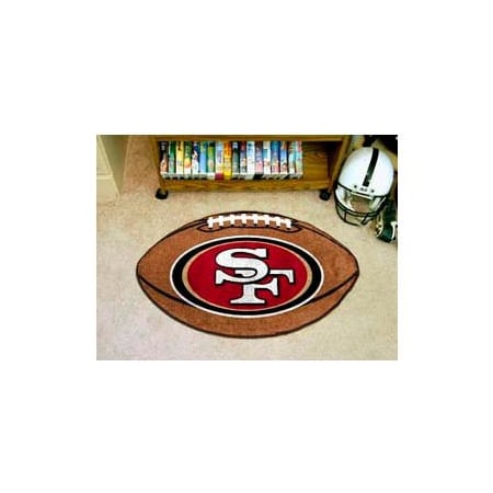 Fanmats FanMats San Francisco 49Ers Football Rug 1/4" Thick 2' x 3' 5835
